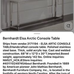 console table