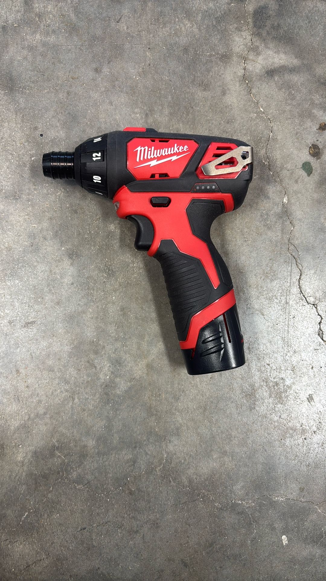 M12 Screwdriver And Battery