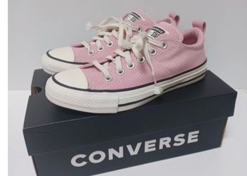 New Pink Checkered Converse