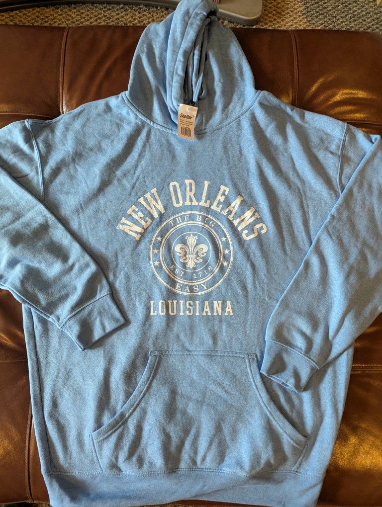 Brand New Adult Size XL New Orleans Hoodie