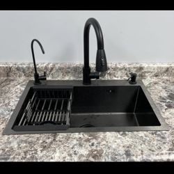 19.7 X 17.7 Drop In Workstation Sink