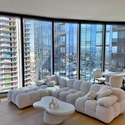 BRAND NEW CREAM SECTIONAL SAME DAY DELIVERY 