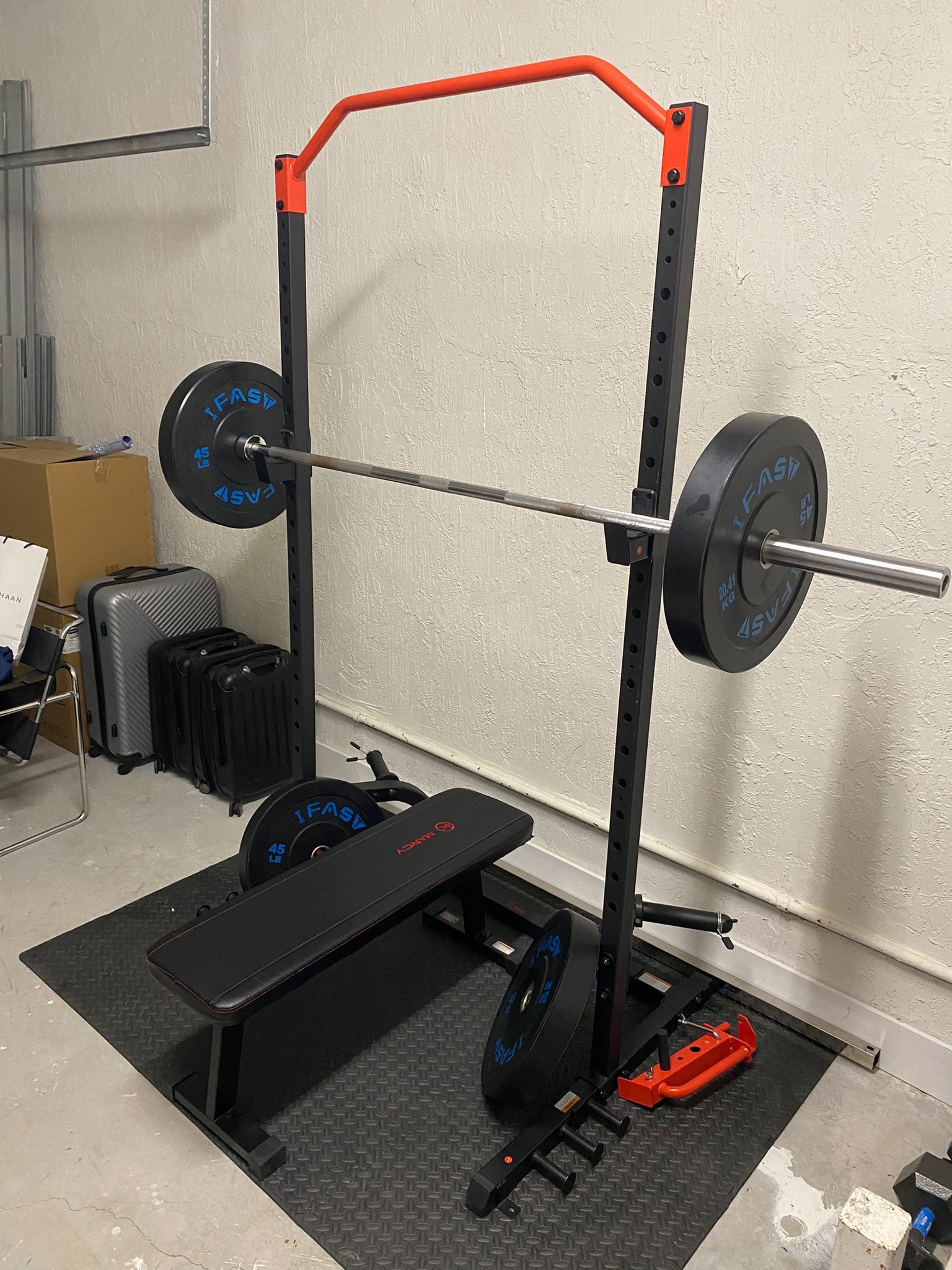 Power Rack Cage Workout Station