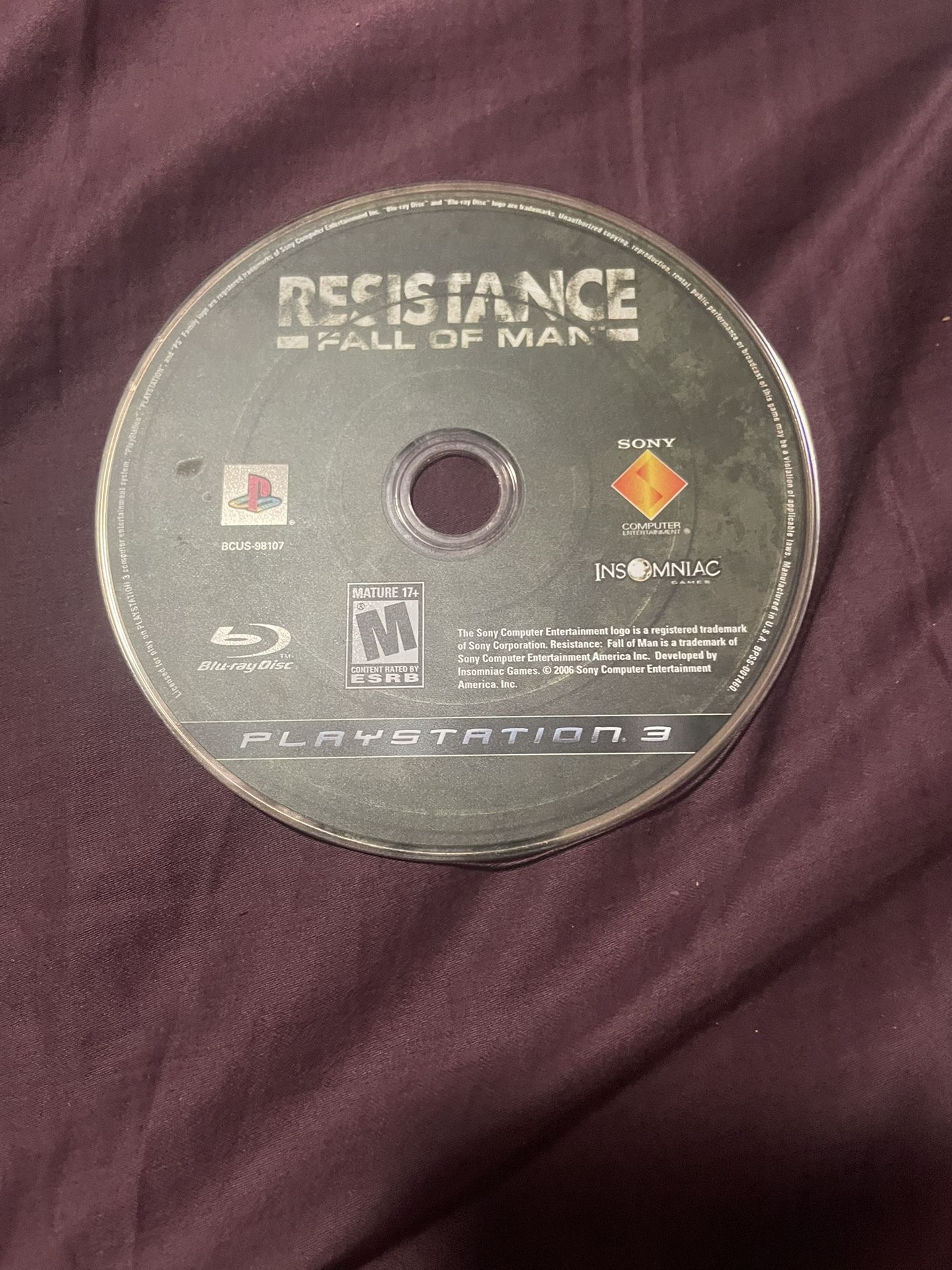 resistance fall of man for ps3