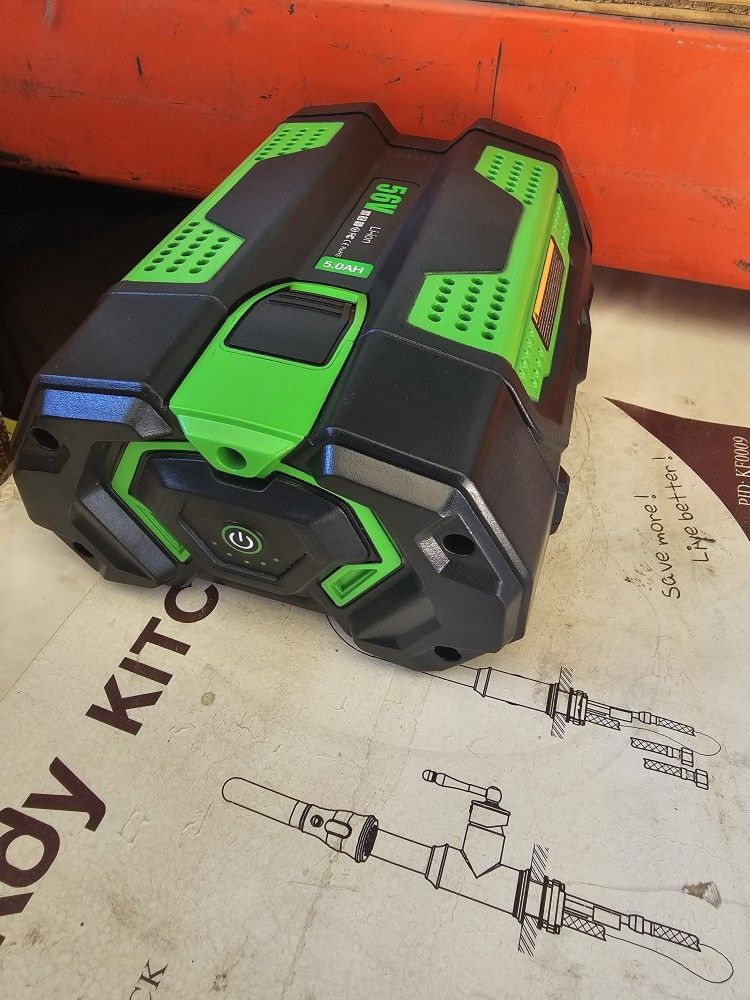 5.0 Ah 56v Battery For Ego. In Excellent Condition!!