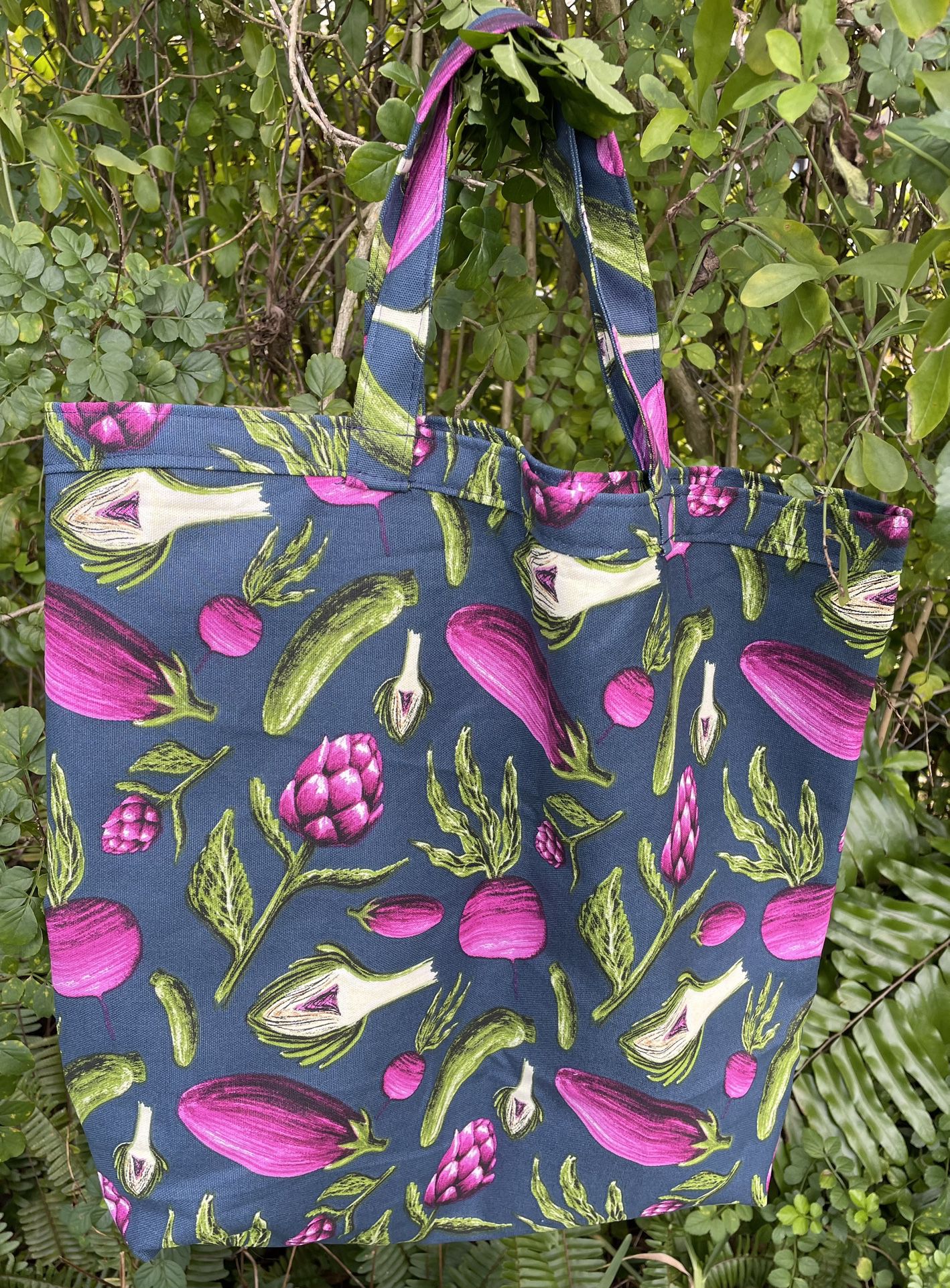Vegetable Tote/Shopping Bag, Handmade