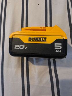 Dewalt battery 5-AH