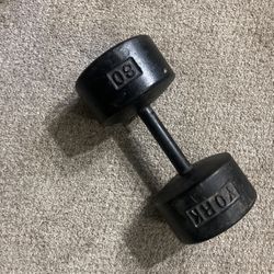 Rare York Dumbbell, 60 Lbs