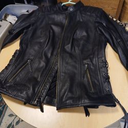 New Leather Harley Jacket And Chaps