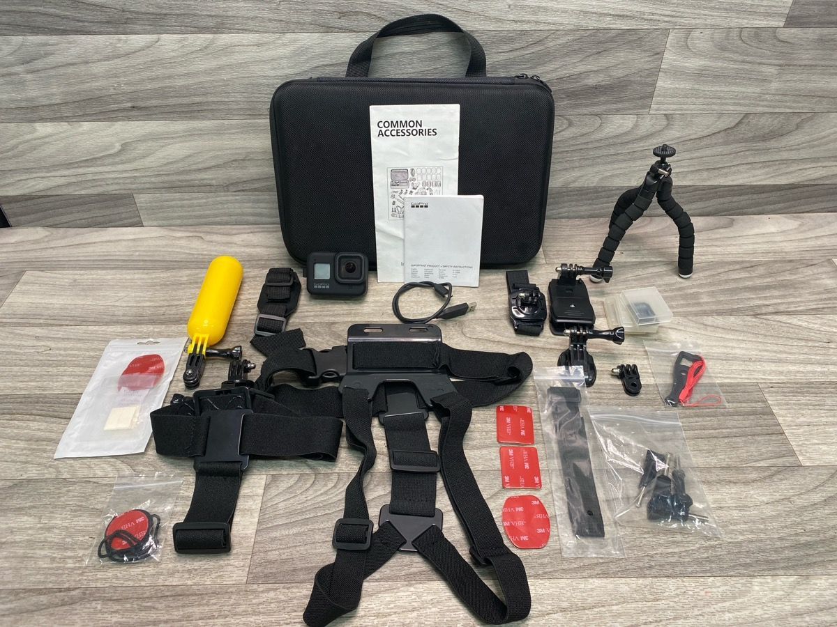 A1 Hawk - GoPro HERO8 Black 4K Waterproof Action Camera – w/ Case & Accessories (A1D024284)