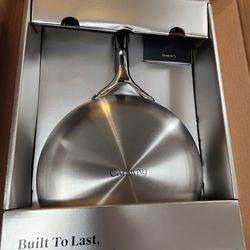 Caraway 10.5 Stainless Steel Fry Pan Includes Lid