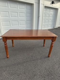 Vintage Bistro Table Wood - 59 X 35 X 29 inch 