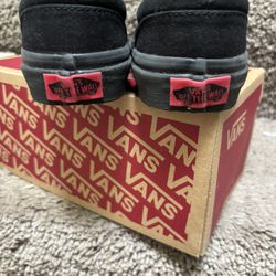 Black Slip On Vans PS size 13