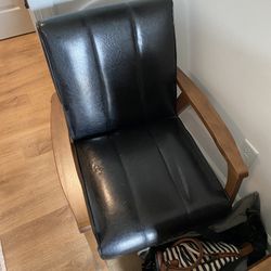 Leather Side Chair 