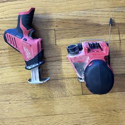 Milwaukee Sander & Mini Saw Zaw.  