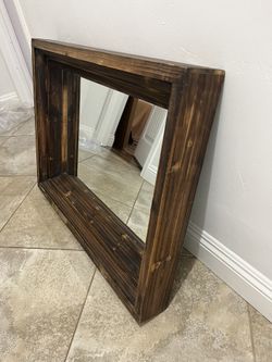24 X 32 Wood Mirror 