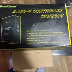 4 Light Controller Pow Grow 