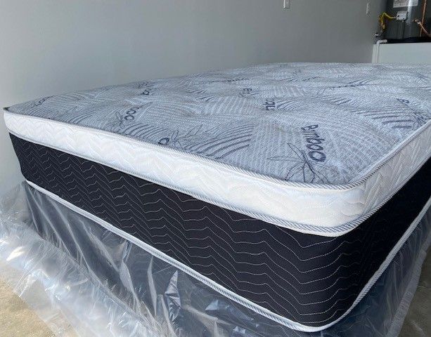 Cal King Euro Bamboo Pillow Top Mattress !!