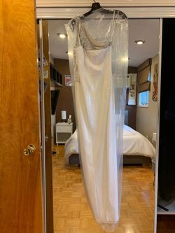 Jay Godfrey White One Shoulder Gown