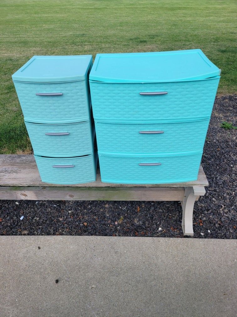 Sterlite weave storage drawer containers