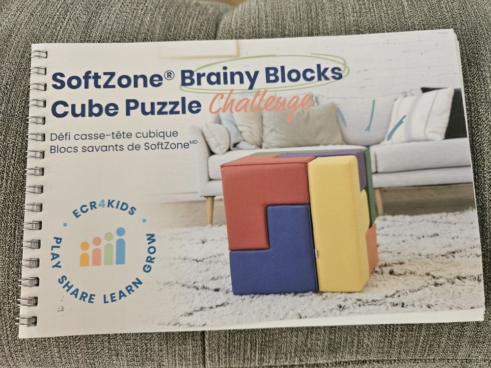 SoftZone Brainy Block Cube Puzzle