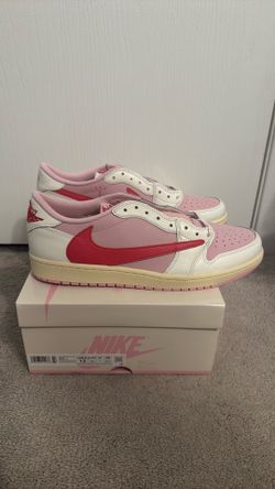 Jordan 1 Retro Low OG SP Travis Scott Sail Tropical Pink Sz. 12