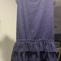 Girl’s Dress Dark Blue Size 10/12Y