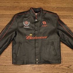 NASCAR Budweiser Leather Jacket