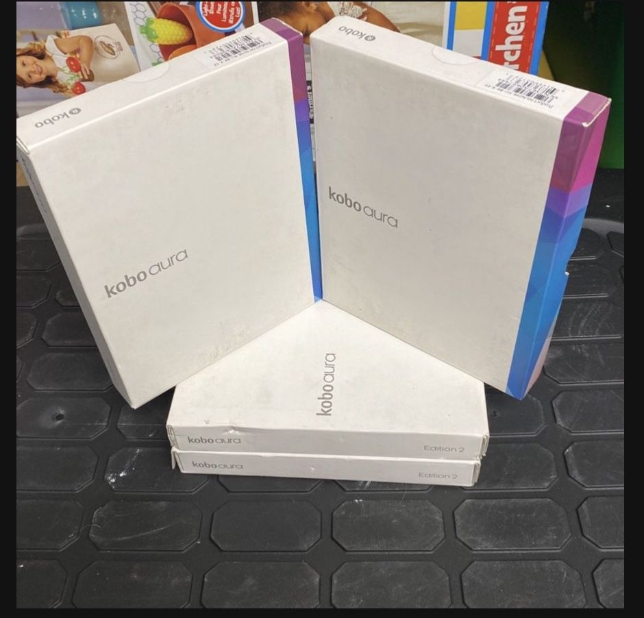 Kobo Aura Edition 2 eBook Reader 4 GB 6" HD E Ink Carta Touch, Model N236 Black