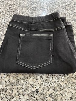 Black Bootcut Stretch (Pull-on) Jeans, Bootcut Women’s Size XL
