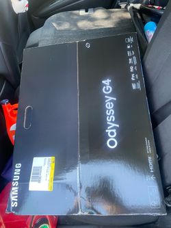 Samsung Odyssey G4 gaming monitor.