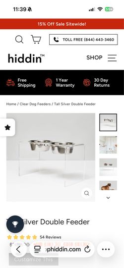 Dog food stand