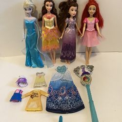 Disney Dolls and Accessories Lot