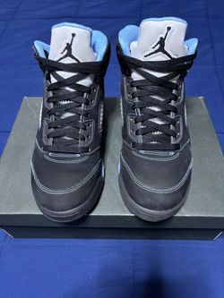 Jordan 5 Retro Black Carolina UNC 2026 Size 8.5