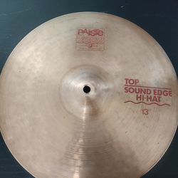 PAISTE 2002 CYMBALS SOUND EDGE 13"HI HATS