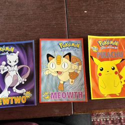 Pokémon Vintage NWOT Collectible Set Of 3 Postcards 