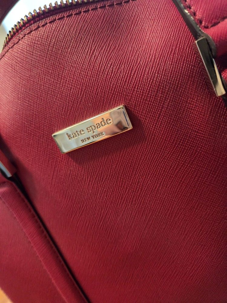 Kate ♠️ Spade RED Leather Classy Purse