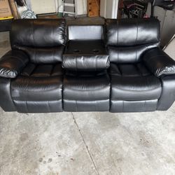 Duel Reclining Sofa (read Description)