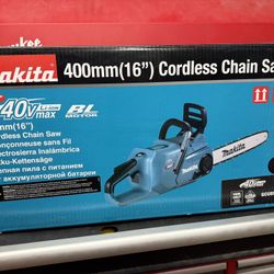 MAKITA XGT 16 in. 40V max Brushless Electric Battery Chainsaw (Tool Only)