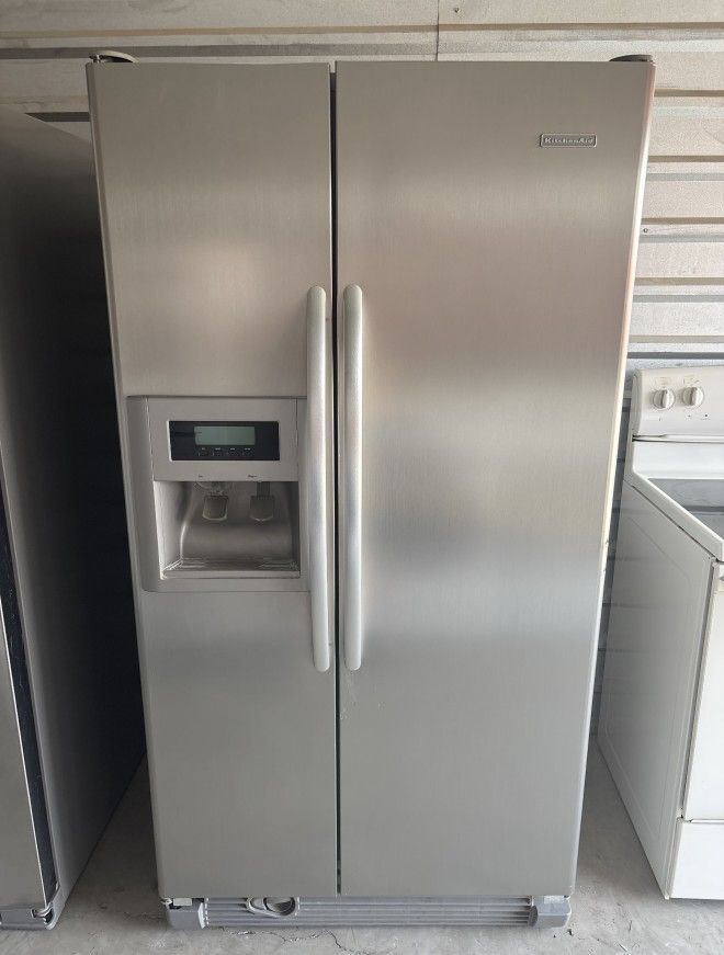 Kitchenaid Stainless Steel Refrigerator And Freezer