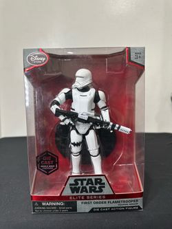 Star Wars flame trooper Disney store die cast figure