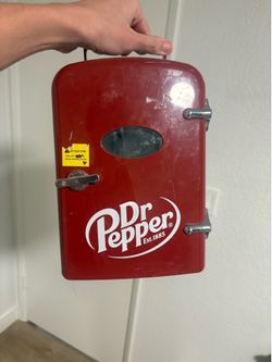 Vintage mini fridge