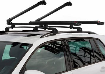 Ski & Snowboard Roof Rack Sliding Carrier Holds 6 Skis or 4 Snowboards