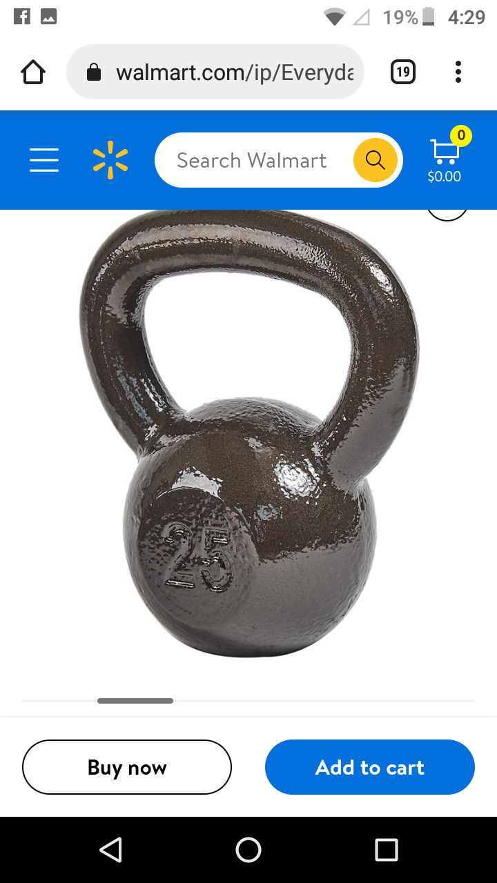 (2) 25LBS KETTLE BELLS (PERFECT CONDITION)
