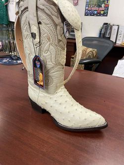 Nuevas botas vaqueras de piel original con cinturón