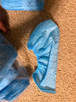 Disposable Blue Shoe Covers