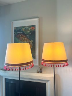 Pair of standing lamps
