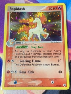 Rapidash 13/112 Holo Rare - Pokémon Fire Red & Leaf Green
