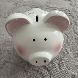 Porcelain Piggy Bank 
