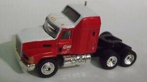 Vintage coca cola 4 items 2 mini match box die cast trucks 1 clip box & 1 Frig magnet all like new located in palm springs ca excellent